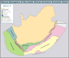 Marine Bioregions of the South African Exclusive Economic Zone