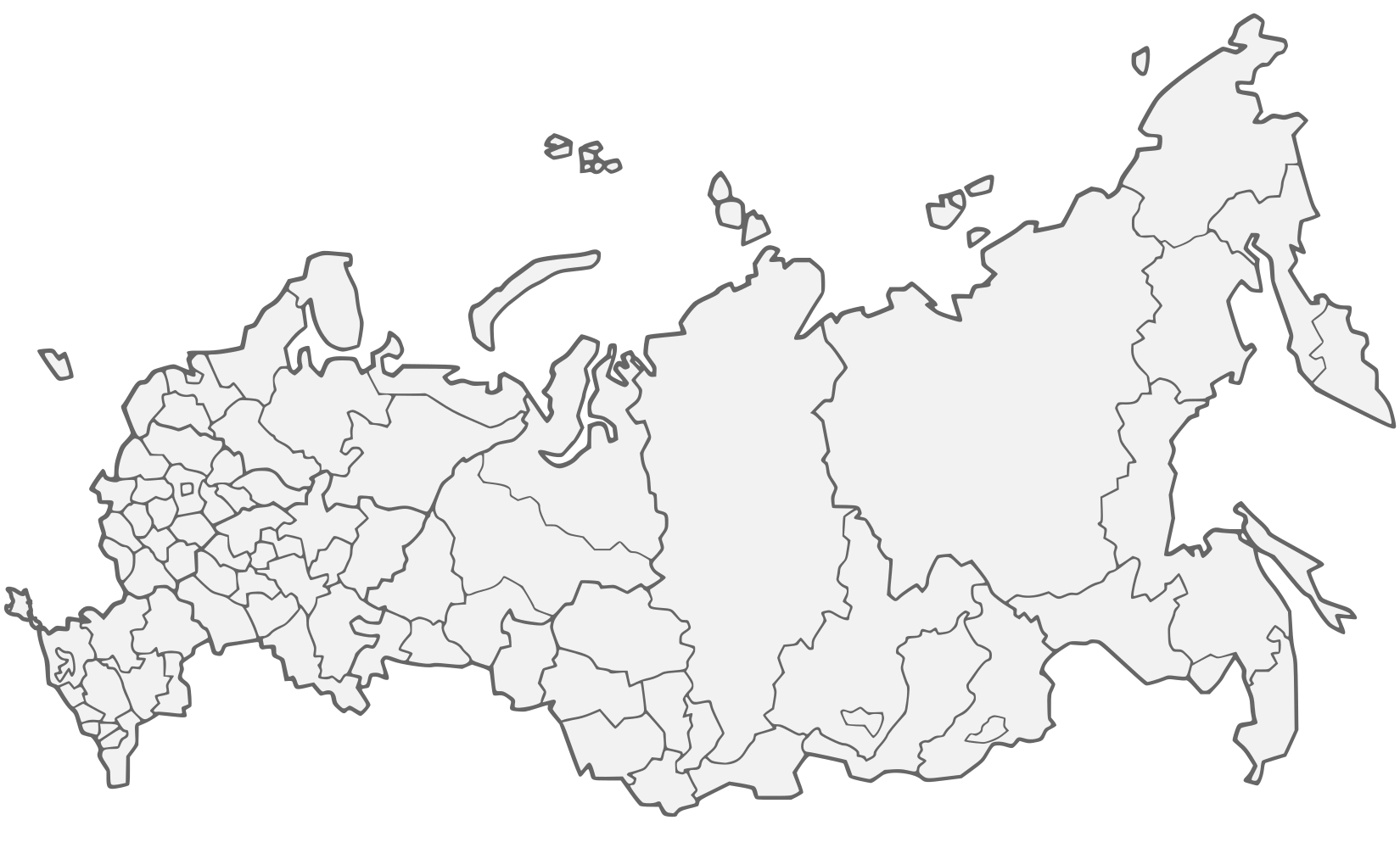 map of russia