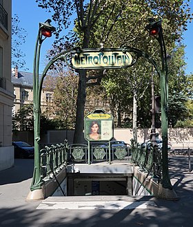 Entrada da estação.