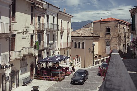 The main square in Bugnara