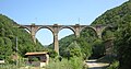 Viaduct at Bunovo in the Sofia-Karlovo line, Bulgaria