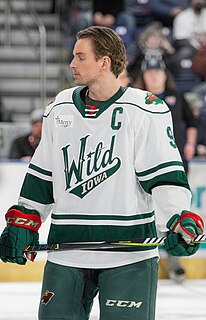 Cal OReilly Canadian ice hockey player
