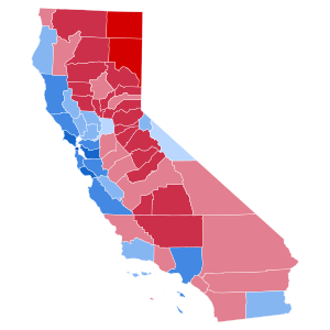 California Presidential Election Results 2004.svg