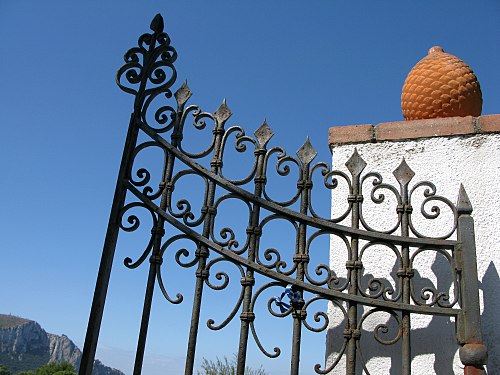 Zaun, Capri, Italien