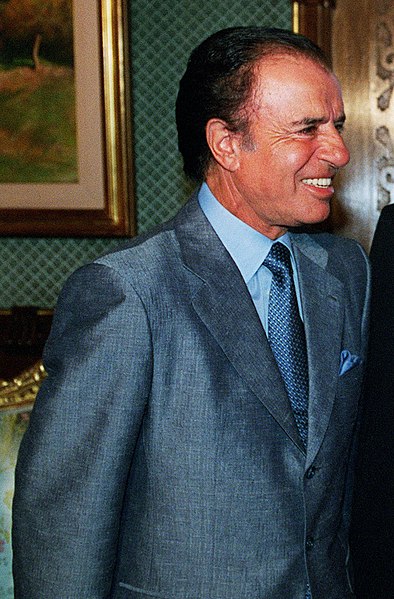 Carlos Menem's administration carried out the privatisation process