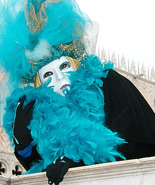 Carnival mask in piazza San Marco