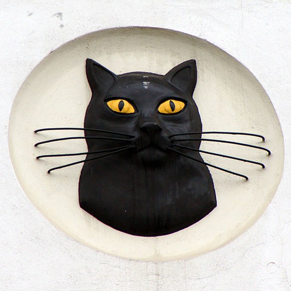 File:Carreras Cigarette Factory black cat motif (cropped).jpg