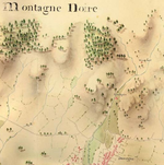 Térkép Dourgne XVIIIe.png