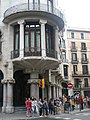 ]]. Pg. Gràcia, 132 - c/ Gràcia, 2-6 - c/ Gran de Gràcia, 2-4 (Barcelona). This is a photo of a building indexed in the Catalan heritage register as Bé Cultural d'Interès Local (BCIL) under the reference 08019/2581. Object location 41° 23′ 52.74″ N, 2° 09′ 29.33″ E  View all coordinates using: OpenStreetMap