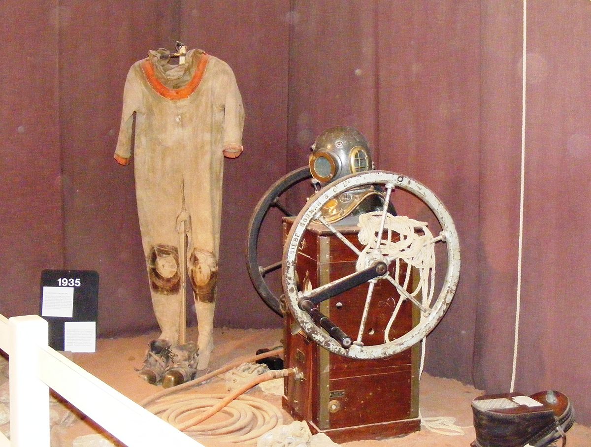 File:Cave diving equipment 1935.JPG - Wikimedia Commons