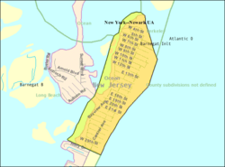 Census Bureau map of Barnegat Light, New Jersey
