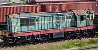 English: ChME3 diesel electric locomotive, Šabany station. Minsk, Belarus Беларуская: ЧМЭ3, станцыя Шабаны. Мінск, Беларусь Русский: ЧМЭ3, станция Шабаны. Минск, Беларусь