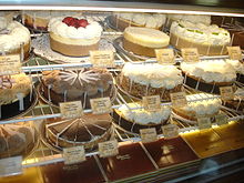 Several cheesecakes on display at a location in Naples, Florida Cheescake Factory Cheesecake Assortment.jpg