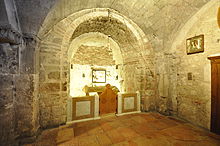 « Chapelle d'Adam » de l'église du Saint-Sépulcre de Jérusalem.