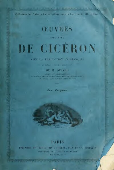 File:Cicéron (éd. Nisard) - Oeuvres complètes, tome V, 1869.pdf