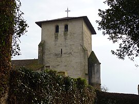 Clocher - église de montfort en Chalosse.JPG