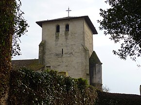 Clocher - église de montfort en Chalosse.JPG