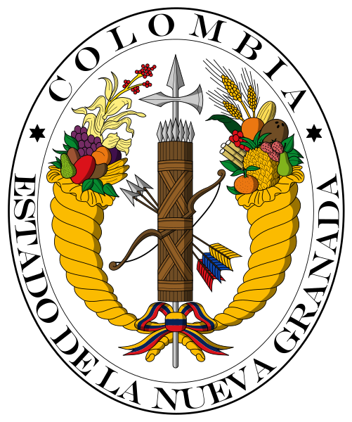 File:Coat of arms of New Granada (1830).svg