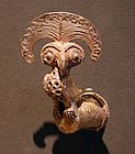 Owl-shaped ornament; circa 400–1000; Cleveland Museum of Art