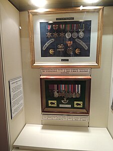 Congleton museum war medals.JPG