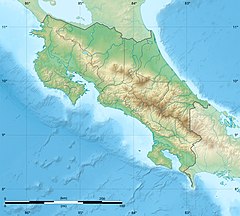 Mapa lokalizacyjna Kostaryki