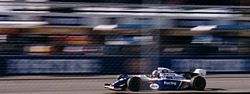 David Coulthard, in only his third Grand Prix, finished fifth in a Williams-Renault. Coulthard Williams.jpg