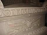 Grób Kościuszki w Krypcie św. Leonarda na Wawelu