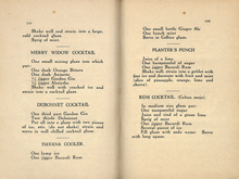 Page 129 of Cuban Cookery (1931), by Blanche Zacharie de Baralt, showing a recipe for a rum cocktail (Cuban mojo)