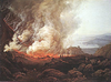 Et tidligere Vesuv-udbrud (1826), malet af Johan Christian Dahl