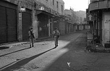 Enforcing a curfew in Hebron, 1969 Dan Hadani collection (990044355850205171).jpg