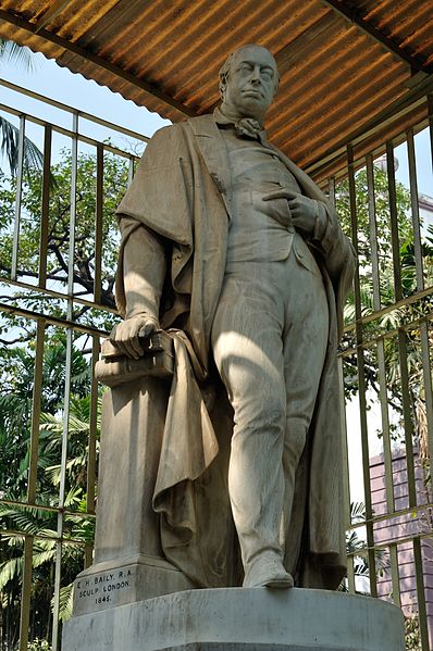 File:David Hare Statue by Edward Hodges Baily - 1845 CE - Hare School Playground - 87 College Street - Kolkata 2015-02-09 2250.JPG