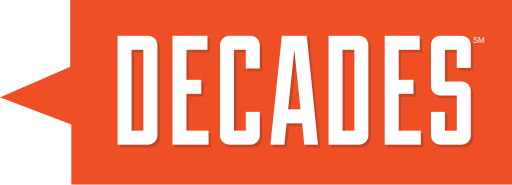 Decades logo