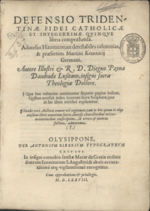 Thumbnail for Defensio Tridentinæ fidei