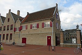 Entrée du siège l'Office des eaux du Delfland, Phoenixstraat, à Delft.