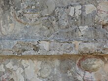 Detail of building at Tulum