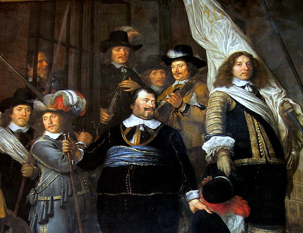 Huydecoper as an officer of the civic guard by Govert Flinck in the Amsterdams Historisch Museum