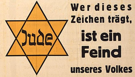 "Whoever wears this sign is an enemy of our people" – Parole der Woche, July 1, 1942