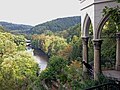 Blick vom Diederichstempel bei Müngsten ins Tal der Wupper