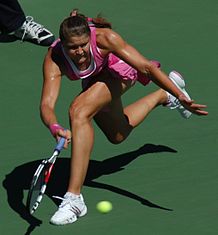 Dinara Safina won four titles during the year. Dinara Safina (2826825436).jpg