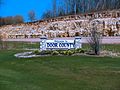 Door County Sign on Highway 57