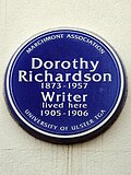 Vignette pour Dorothy Richardson