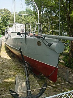 Bulgarian torpedo boat <i>Drazki</i>