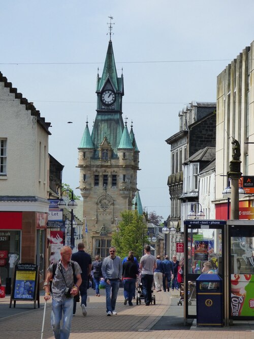 Image: Dunfermline Town Hall Tower   geograph.org.uk   4986693