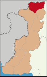 District de Lalapasa - Carte