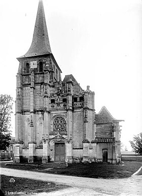 A Saint-Aubin Church of Saint-Aubin-d'Écrosville cikk illusztráló képe