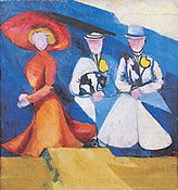 Drie vrouwenfiguren, 1910