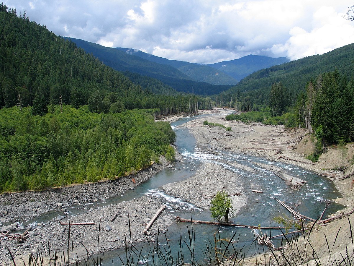 river rock in the landscape means no water