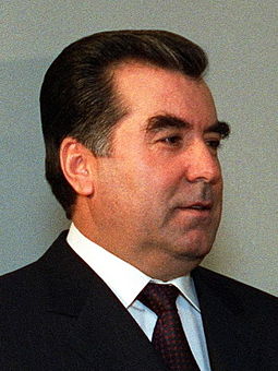 President of Tajikistan Emomali Rahmon has ruled the country since 1994. Emomali Rahmonov 2001Nov03.jpg