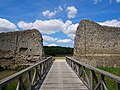 Entrance into the medieval Eynsford Castle in Eynsford. [10]