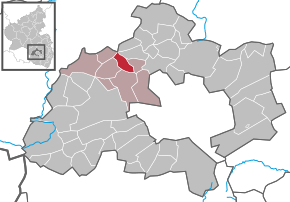 Poziția localității Erzenhausen
